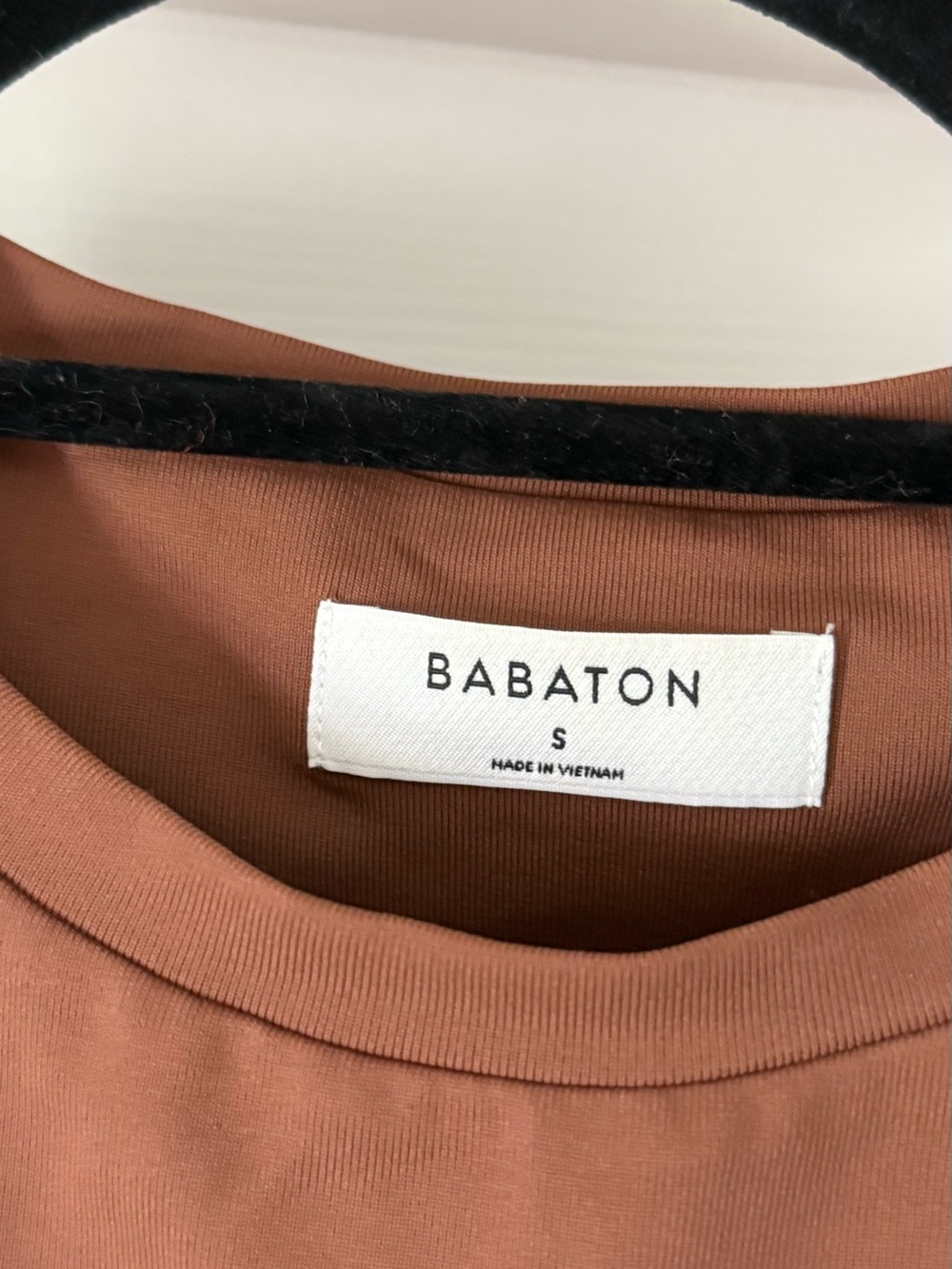Babaton Sleeveless Rust-Brown Stretch Bodysuit - Picture 2 of 2